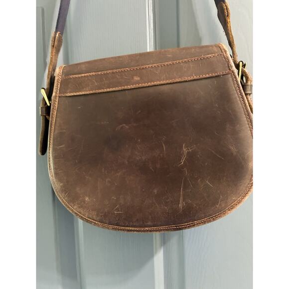 Vtg Abercrombie & Fitch Leather Ammo Shell Cartridge Bag England Crossbody 50's - Picture 8 of 13